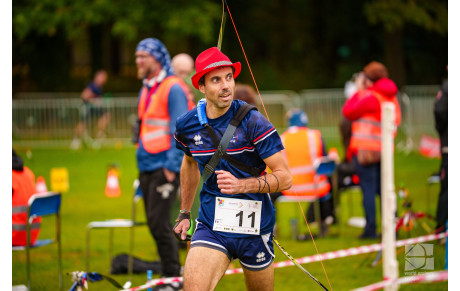 Olivier Joubert brille à la Coupe d’Europe de Run Archery !